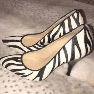 Zebra Hair Heels